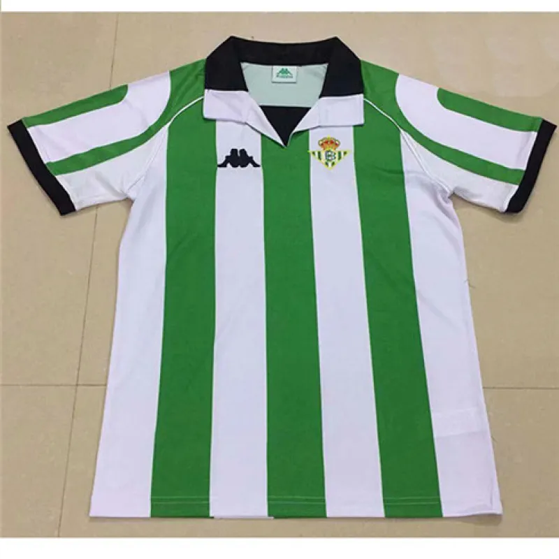 Maglia retro di Real Betis 1998 di casa - Verde/Bianco