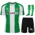 Real Betis 2025/26 Home Kids' Jersey Set - Green/White