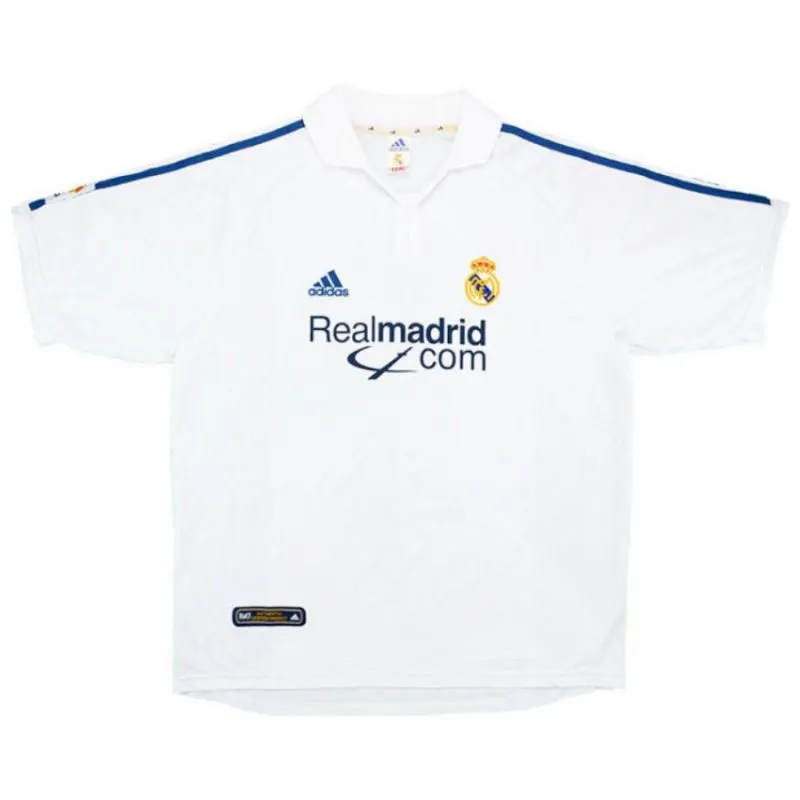 Real Madrid FIGO 2000/01 Retro Home Jersey - White