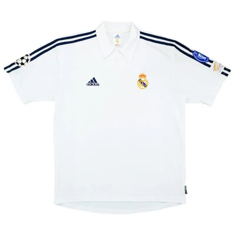 Real Madrid 2001/02 Maglia casalinga retrò - Bianca