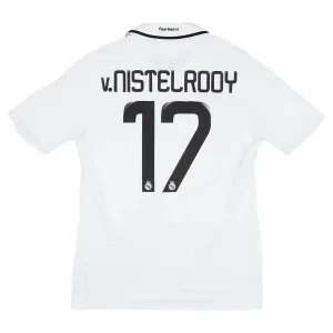 Real Madrid V.NISTELROOY 2008/09 Retro Home Jersey - White