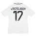 Real Madrid V.NISTELROOY 2008/09 Maillot domicile rétro - Blanc