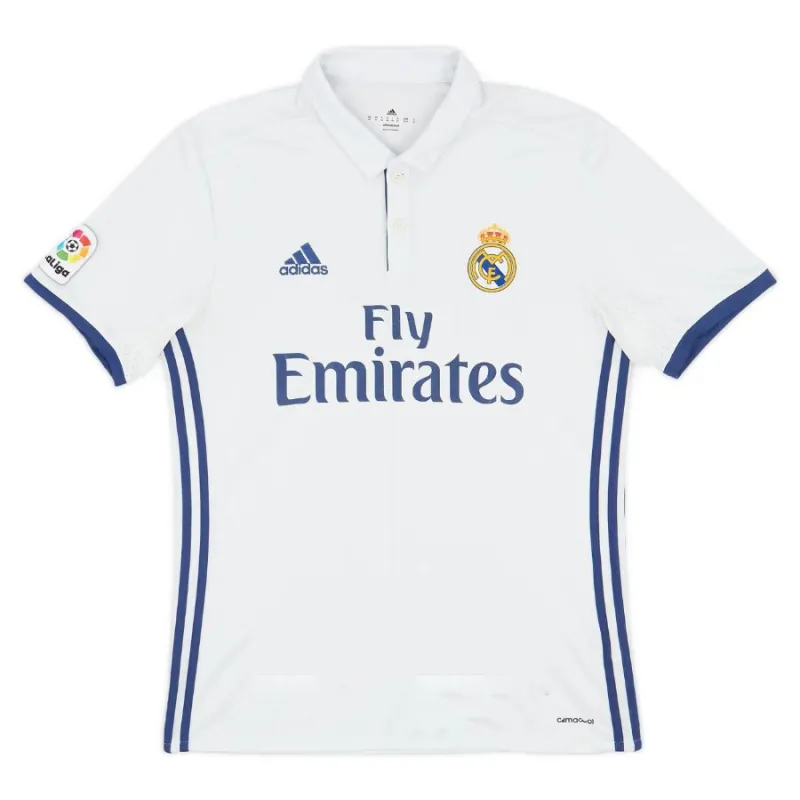 Real Madrid 2016/17 Maglia casalinga retrò - Bianca