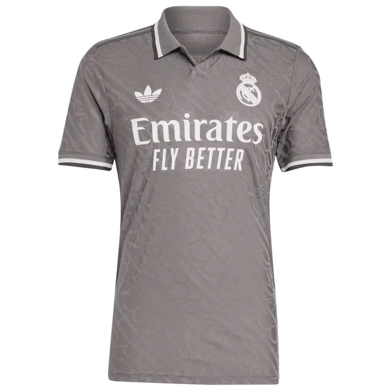 Real Madrid Third Jersey 2024/25 Player Edition - Gray