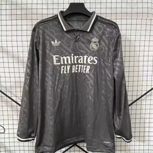 Real Madrid Third Long Sleeve Jersey 2024/25 - Gray
