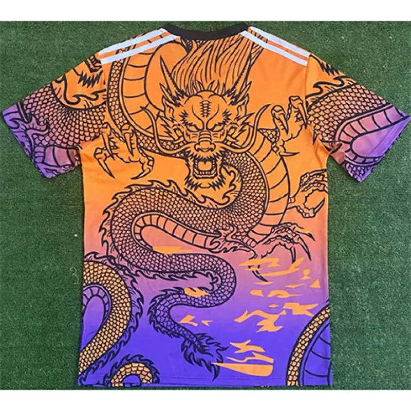 Real Madrid Drachenmannschaft Trainingsjersey 2024/25 - Orange/Lila