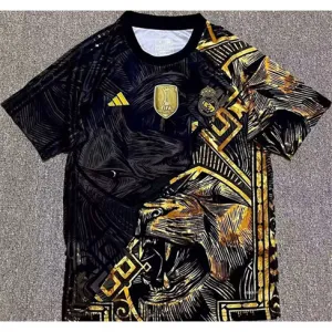 Maillot d'entraînement du Real Madrid 2024/25 - Noir/Or