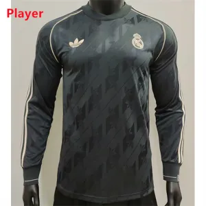 Maillot à manches longues de l'édition spéciale du joueur du Real Madrid 2024/25 - Noir