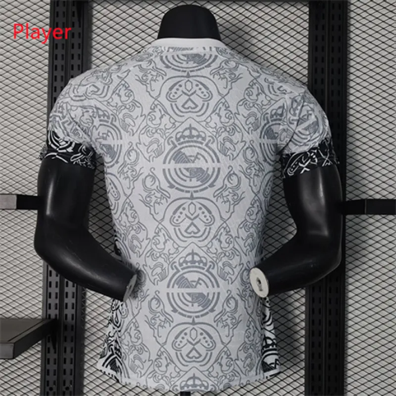 Maillot spécial de la version joueur du Real Madrid 2024/25 - Blanc
