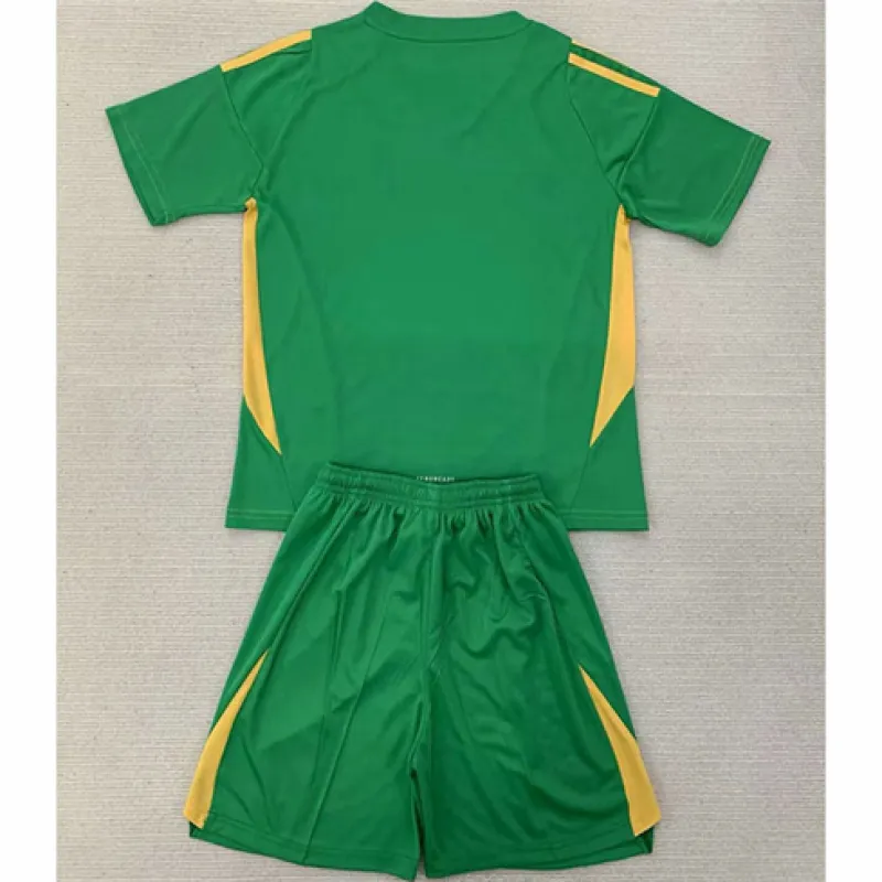 Real Madrid Kinder Torwarttrikot und Shorts 2024/25 - Grün