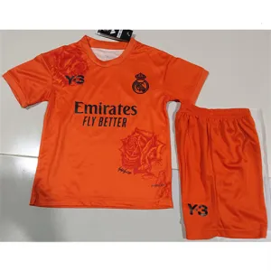 Real Madrid Maillot et shorts pour enfants 2024/25 - Édition Y3 - Orange