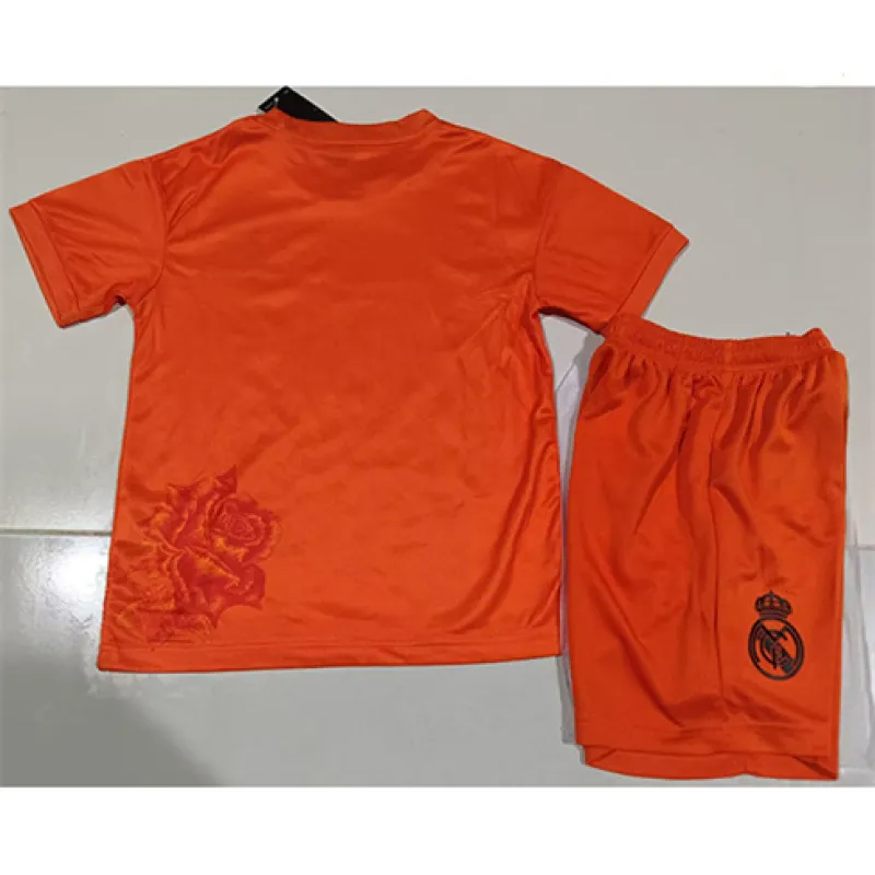 Real Madrid Maillot et shorts pour enfants 2024/25 - Édition Y3 - Orange
