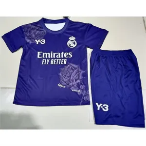 Real Madrid Maillot et shorts pour enfants 2024/25 - Édition Y3 - Violet