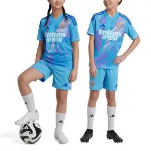 Maillot du kit de gardien de but pour enfants de Real Madrid 2024/25 domicile - Bleu