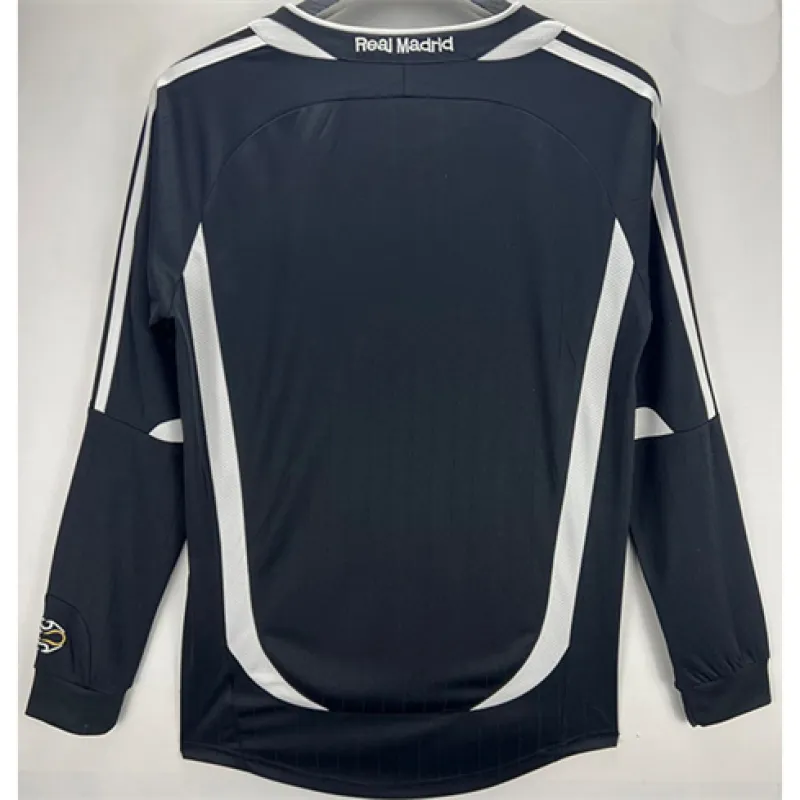 Real Madrid Long-sleeved Retro Third Jersey 2006/07 - Black