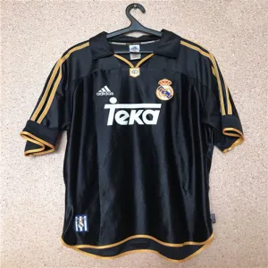 Real Madrid Retro Jersey 1999/00 Away - Black