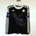 Troisième maillot rétro à manches longues du Real Madrid 2014/15 - Noir