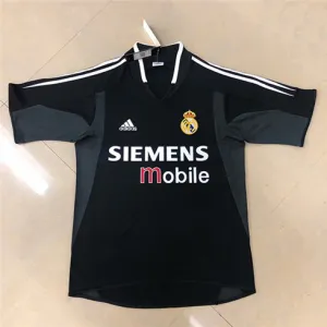 Real Madrid Retro Jersey 2004/05 Classic - Black
