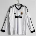 Maillot rétro à manches longues du Real Madrid 2012/13 domicile - Blanc