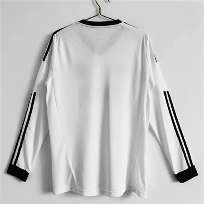 Maillot rétro à manches longues du Real Madrid 2012/13 domicile - Blanc