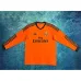 Terza maglia retro a maniche lunghe del Real Madrid 2013/14 - Arancione
