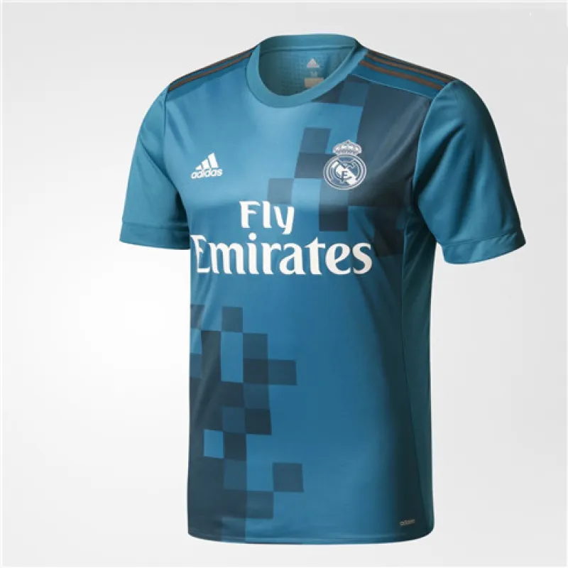 Real Madrid Retro-Drittes Trikot 2017/18 - Blau