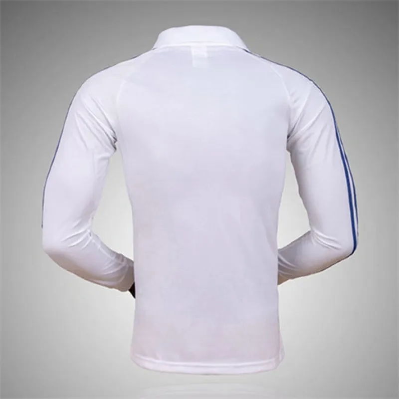 Real Madrid Long-Sleeved Retro Jersey 2001/02 Home - White