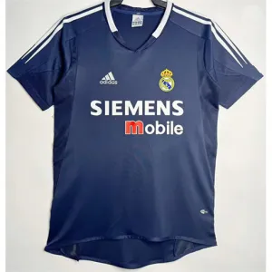 Real Madrid Retro Jersey 2004/05 Away - Blue