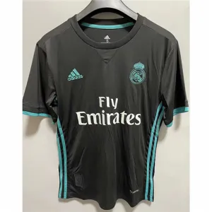Real Madrid Retro Jersey 2017/18 Away - Black