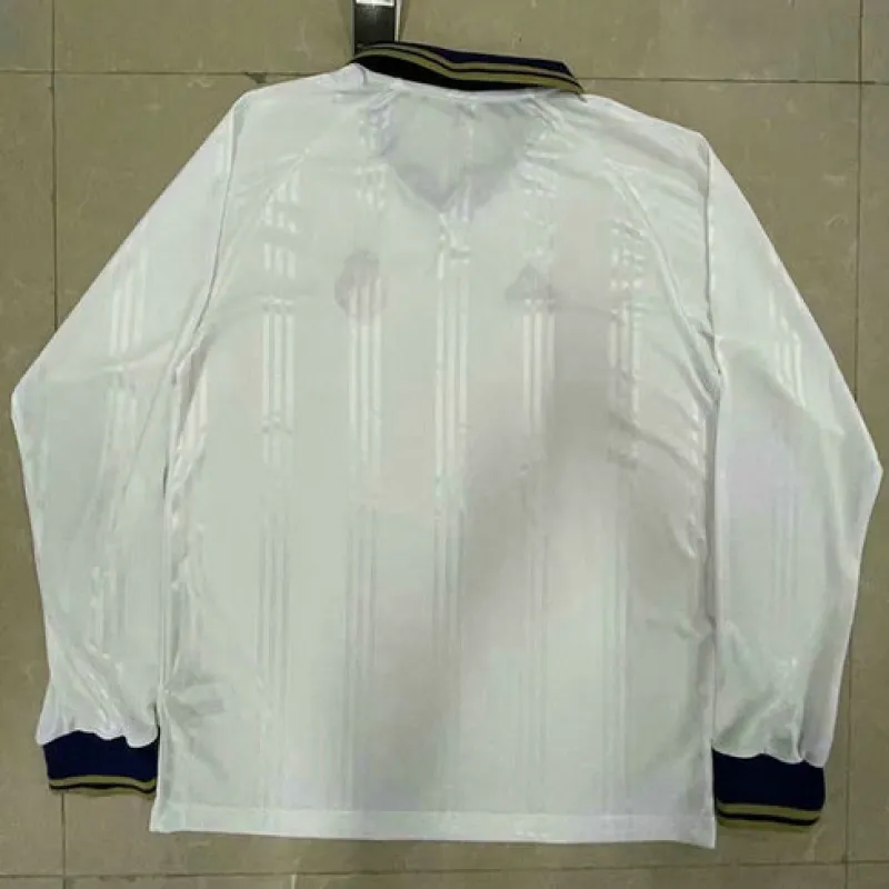 Real Madrid Long-sleeved Retro Training Jersey - White