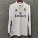 Maglia retro a maniche lunghe del Real Madrid 2016/17 campo casa - Bianca