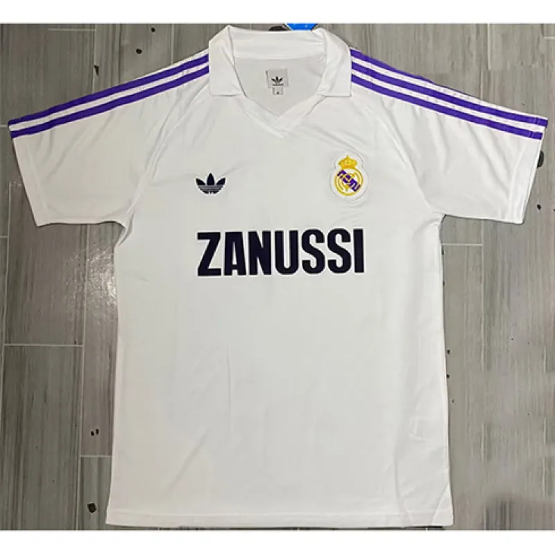 Real Madrid Retro Jersey 1984/85 Home - White