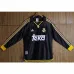 Maglia retro a maniche lunghe del Real Madrid 1998-00 Trasferta - Nera