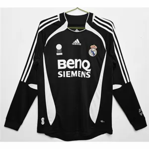 Real Madrid Long-sleeved Retro Third Jersey 2006/07 - Black