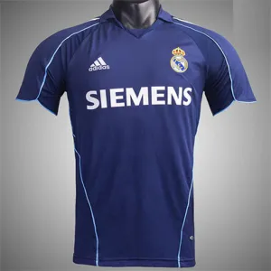 Real Madrid Retro Jersey 2005/06 Away - Blue