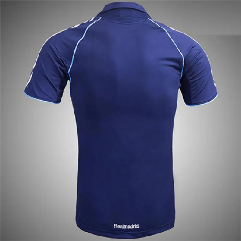 Real Madrid Retro-Trikot 2005/06 Auswärtsspiel - Blau