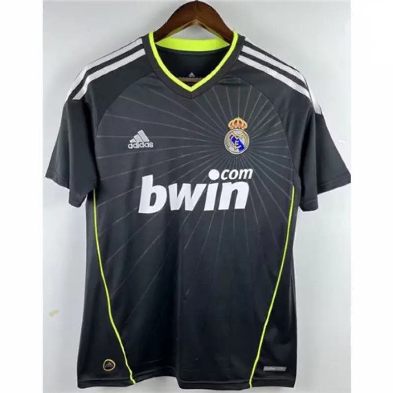 Maillot rétro du Real Madrid  2010/11 extérieur - Noir