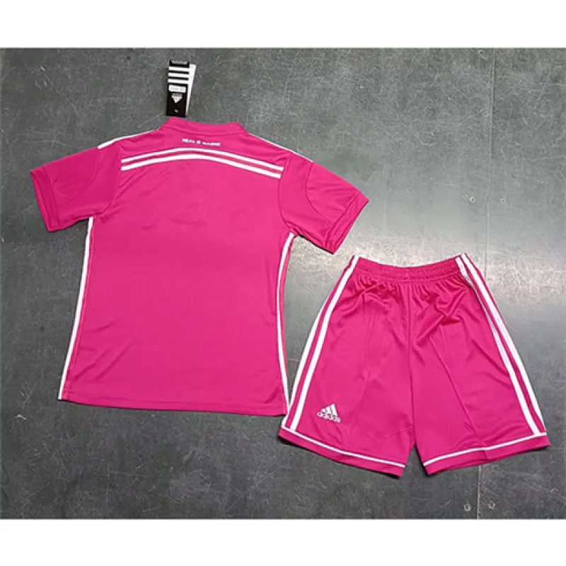 Terza maglia retro per bambini del Real Madrid 2014/15 - Rosa