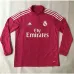 Real Madrid Langärmeliges Retro-Trikot 2014/15 Auswärtsspiel - Rot