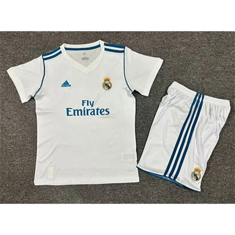 Real Madrid Retro-Trikot 2017/18 Heimspiel - Weiß