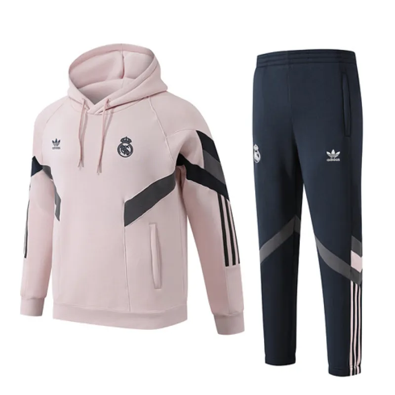 Real Madrid Kapuzen-Sportjacke 2024/25 - Rosa