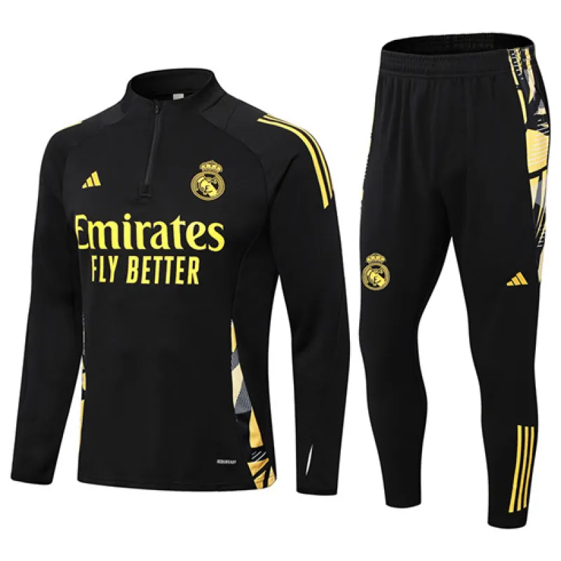 Vêtements de sport du Real Madrid 2024/25 - Noir
