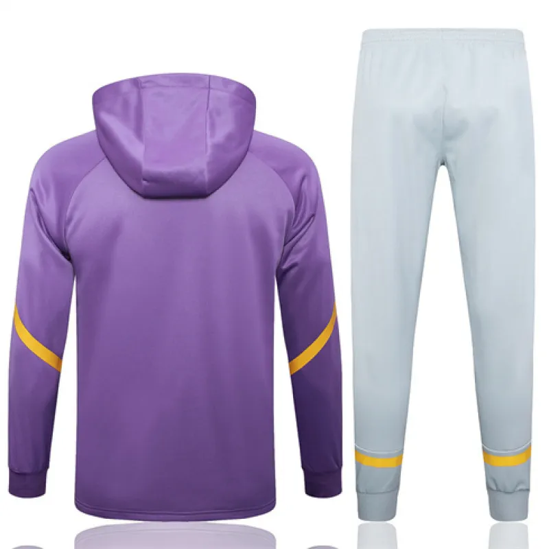 Chaqueta deportiva con capucha del Real Madrid 2024/25 - Morada