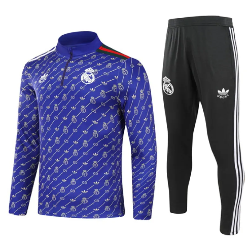 Vêtements de sport du Real Madrid 2024/25 - Bleu