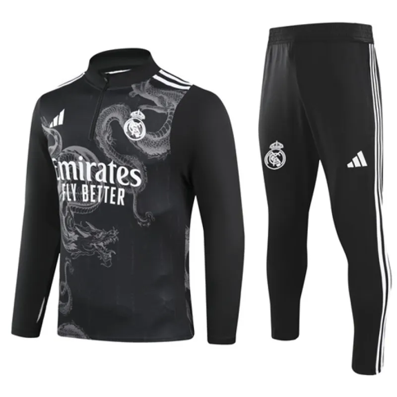 Vêtements de sport du Real Madrid 2024/25 - Noir
