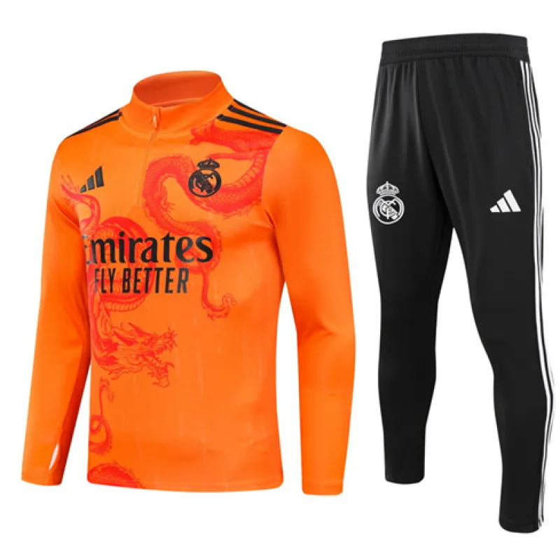 Abbigliamento sportivo per bambini del Real Madrid 2024/25 - Arancione