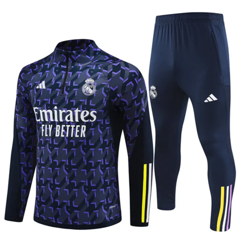 Real Madrid 2024/25 Kids Blue Training Set