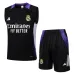 Conjunto de pantalones cortos y chaleco del Real Madrid 2024/25 - Negro