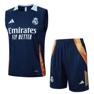 Conjunto de pantalones cortos y chaleco del Real Madrid 2024/25 - Azul