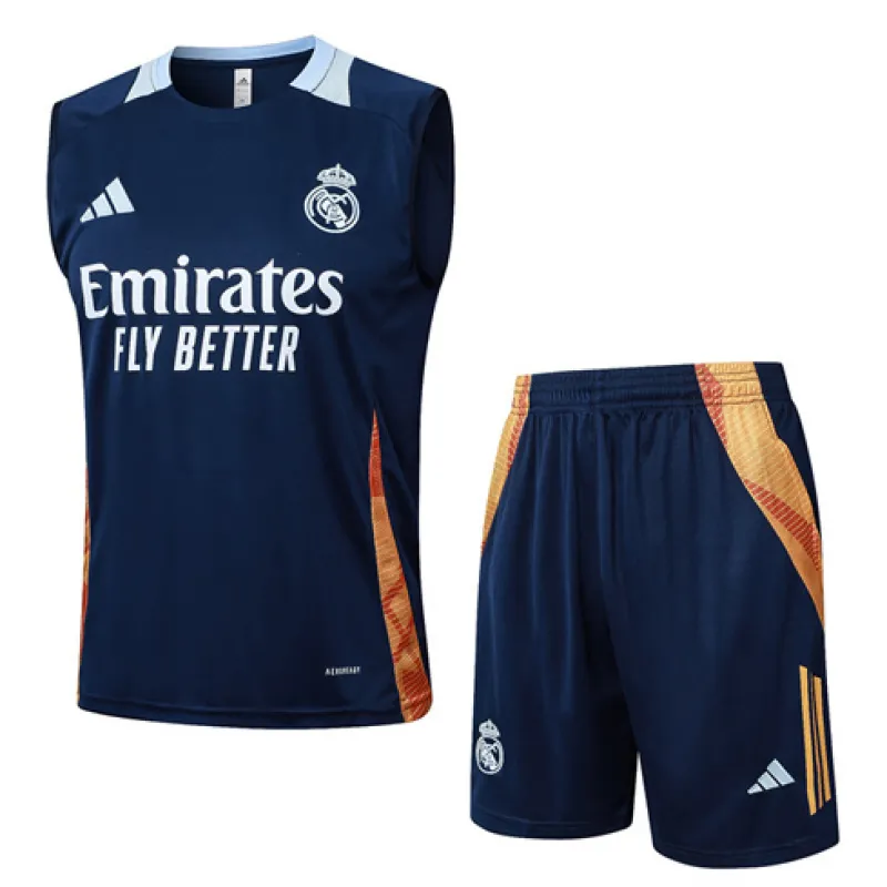 Real Madrid Shorts- und Weste-Set 2024/25 - Blau